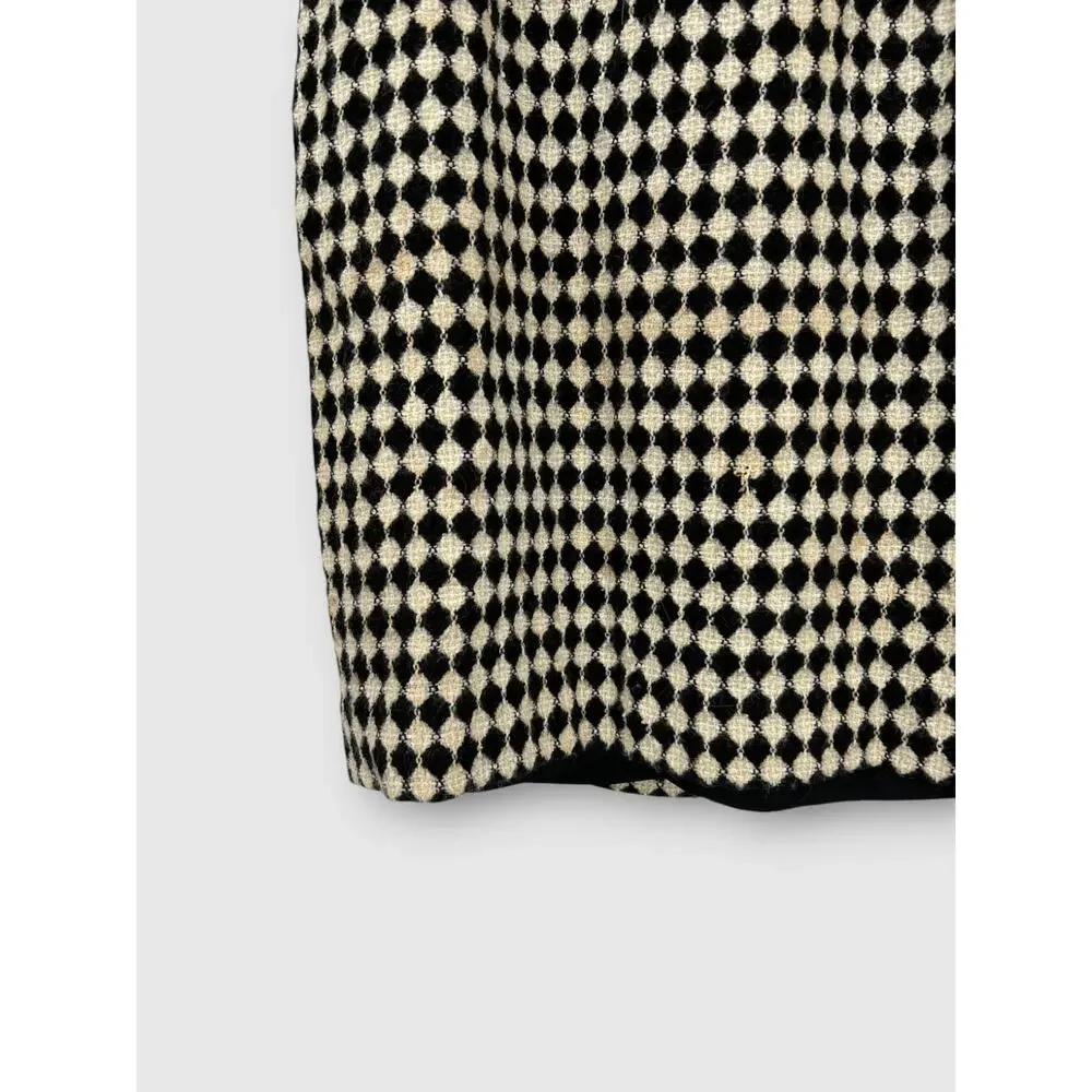 Vintage Ann Taylor Studio Luciano Tempesta Wool Blend Sheath Dress Size P